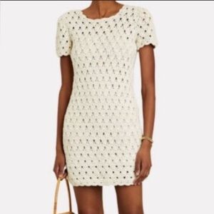 INTERMIX Cream Crochet Kids Dress